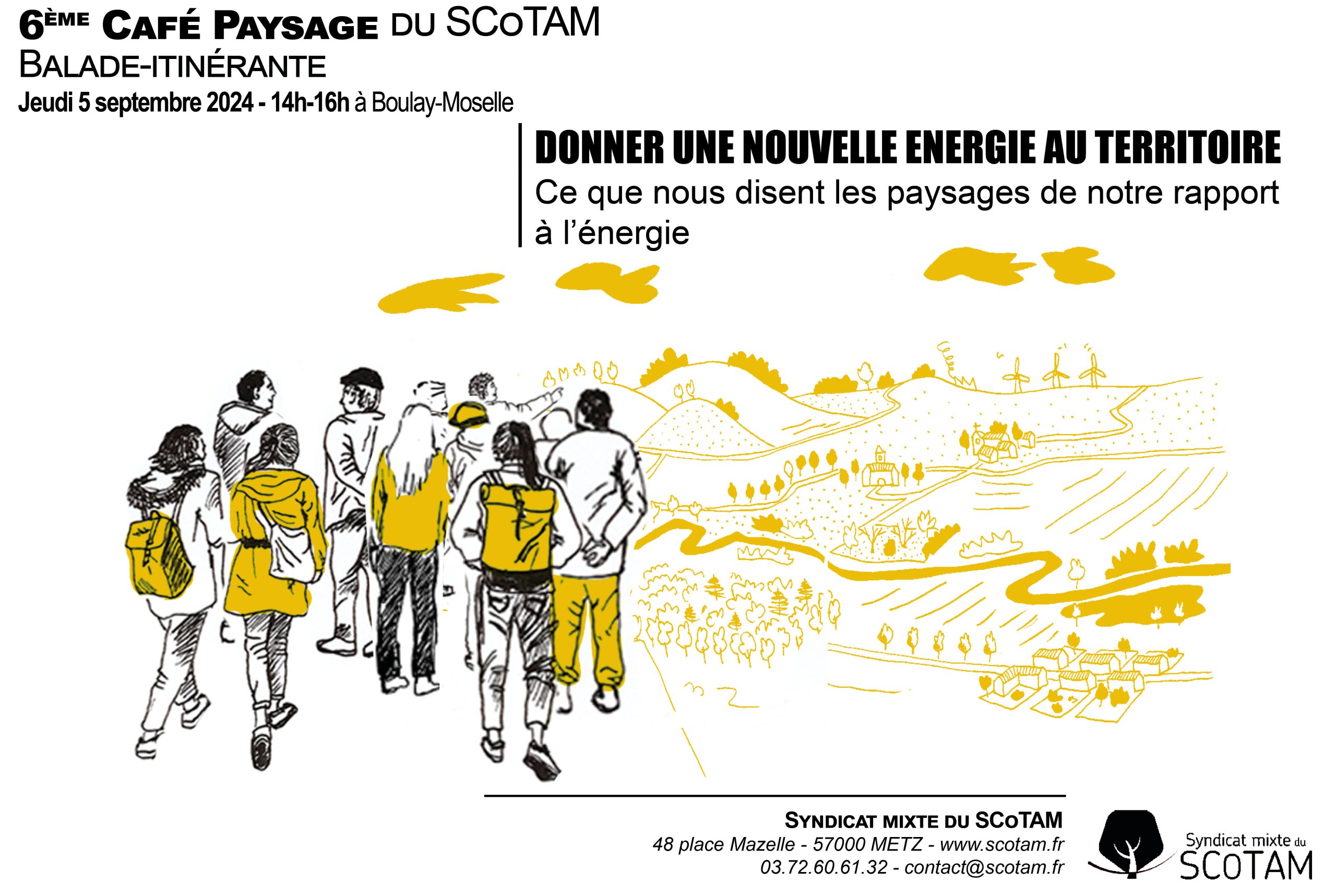 6e Café-Paysage « Donner une nouvelle énergie au territoire : ce que nous disent les paysages de notre rapport à l’énergie »